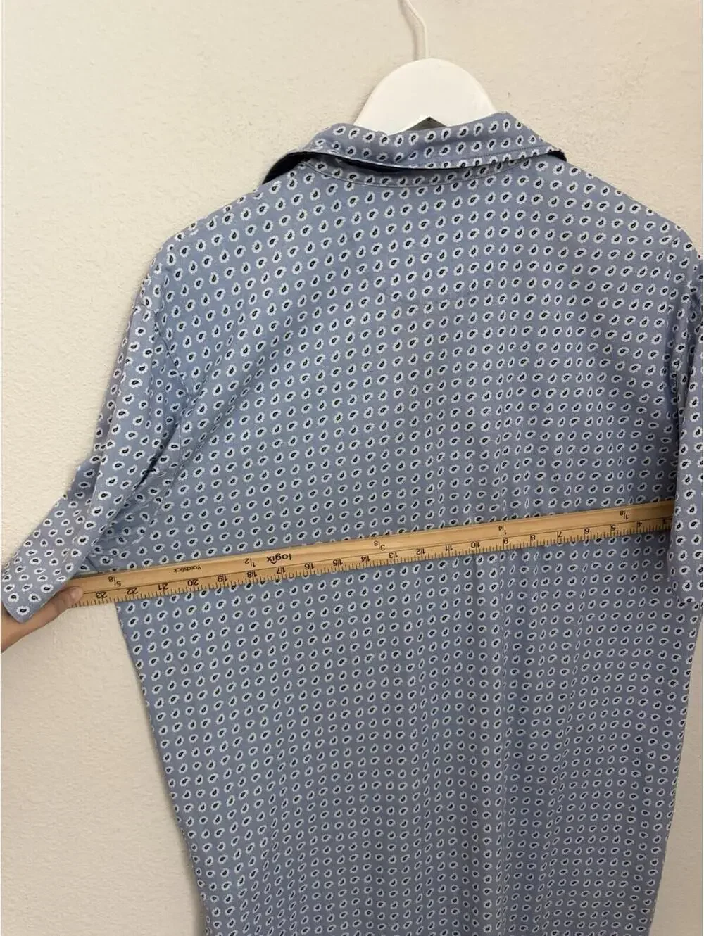 Polo Ralph Lauren Golf Men’s Sz Lrg Blue Paisley Performance Polo Stretch Casual